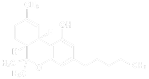 THC molecule diagram